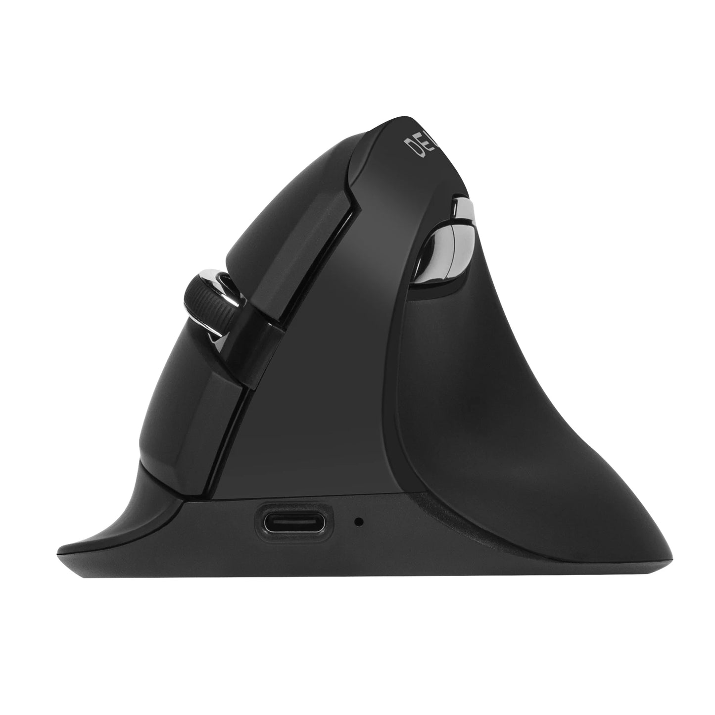 Delux M618 Mini Ergonomic Mouse Gaming Wireless Vertical Mouse Bluetooth 2.4GHz Rechargeable 4000dpi Silent Mice for Office
