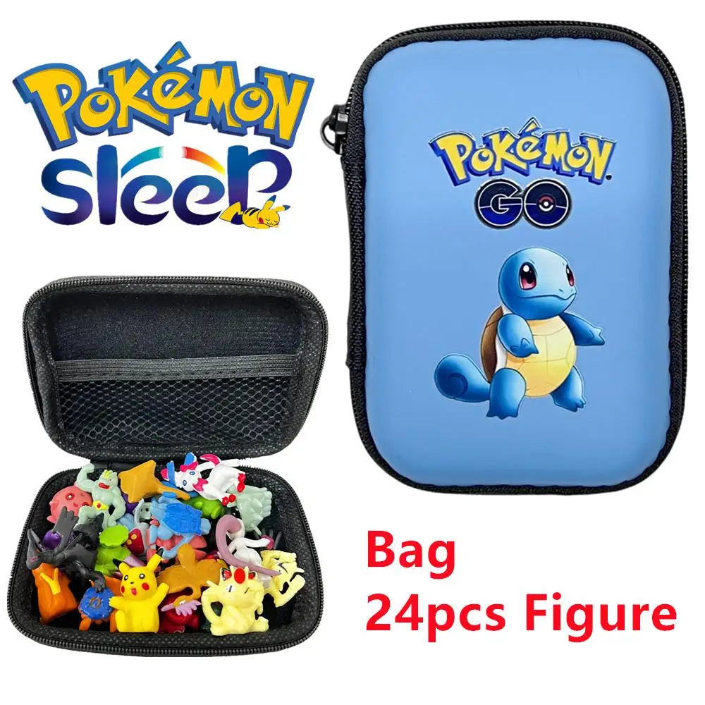 24pcs/Bag Set 2-3cm Pokemon Bag Figures Toy Bulk Anime Mini Doll Figurine Small Pocket Monster Birthday Gift Toys
