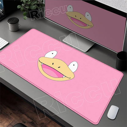 HD 900x400 Rubber Large PC Mousepad Gaming Mouse Pad Accessories Pikachu Slowpoke XXL Desk Keyboard Mat Computer Laptop Mausepad