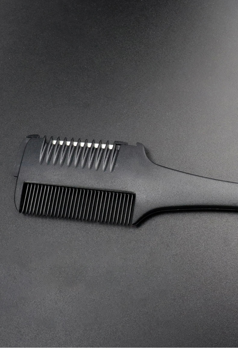 1pc Hair Cutting Comb Hair Brushes with Razor Blades Hair Trimmer Cutting Thinning Tools Barbershop Hair Salon Styling Tool Comb