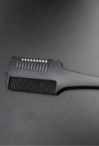 1pc Hair Cutting Comb Hair Brushes with Razor Blades Hair Trimmer Cutting Thinning Tools Barbershop Hair Salon Styling Tool Comb