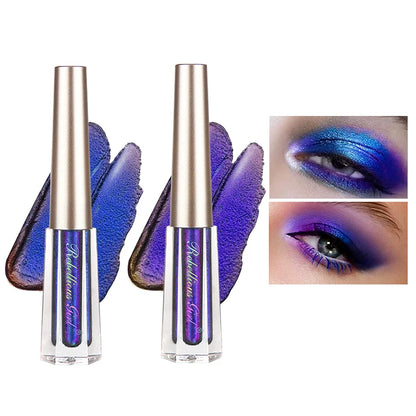 Chameleon EyeshadowsDiamond Glitter Liquid Eyeshadow StickHighly Pigmented Metallic Shimmering Long Lasting Shine All Makeup