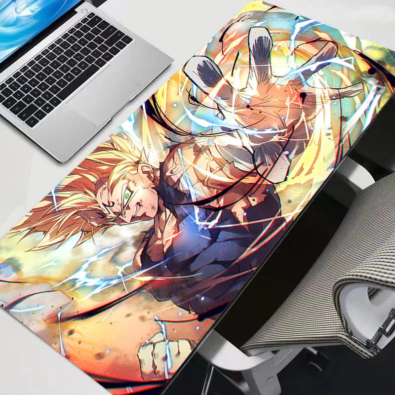 Dragon Ball Z XXL Gaming Mouse Pad: Waterproof Anime Desk Mat & Keyboard Rug