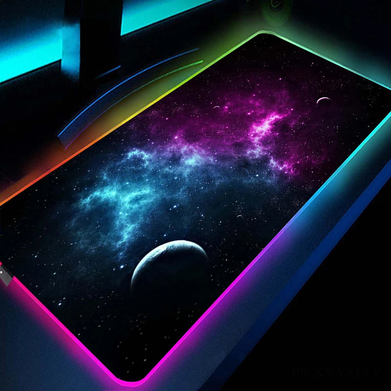 CosmicGlow RGB Desk Mat
