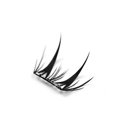 Natural Cosplay False Eyelashes No Glue Need Eyelash Clusters False Eyelashes for Eye-Lifting Effect DIY Makeup Use Makeup Tools
