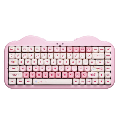 YUNZII C75 Pink RGB Keyboard.