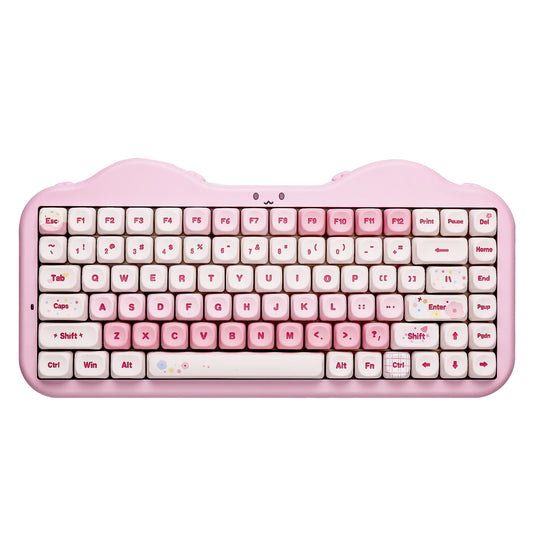 YUNZII C75 Pink RGB Keyboard.