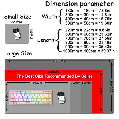 HD 900x400 Rubber Large PC Mousepad Gaming Mouse Pad Accessories Pikachu Slowpoke XXL Desk Keyboard Mat Computer Laptop Mausepad