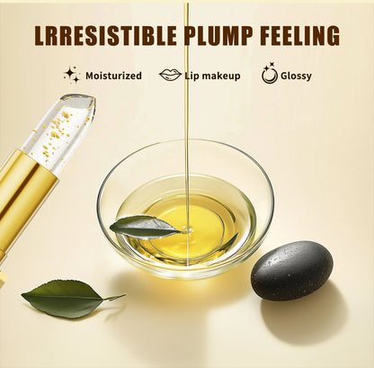 Temperature Color Changing Women Flower Lipstick Transparent Waterproof Moisturizing Crystal Jelly Pearlescent Lip Balm Cosmetic
