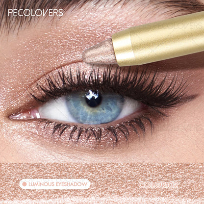 1PC Shimmer Glitter Contouring Eyeshadow Pencil - Double-headed Lazy Eyeshadow Stick, Ideal Gift for Women