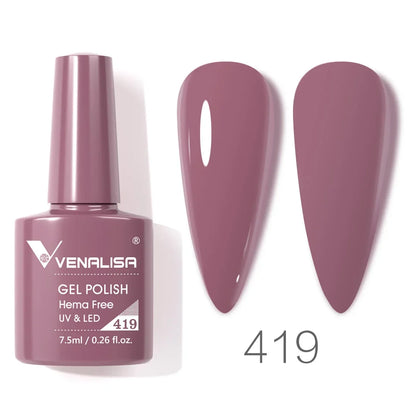Venalisa VIP4 Nail Gel Polish HEMA/TPO FREE Full Coverage Beautiful Semi Permanent Soak Off UV LED Gel Nail Polish Gel Lacquer