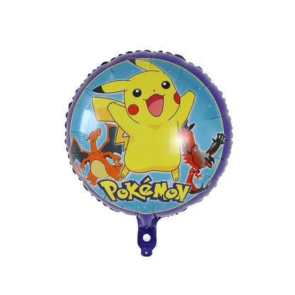 Pokemon Themed Cartoon Pikachu Birthday Party Children's Bag Balloon Decoration Paper Bag Cake Box Baby Shower