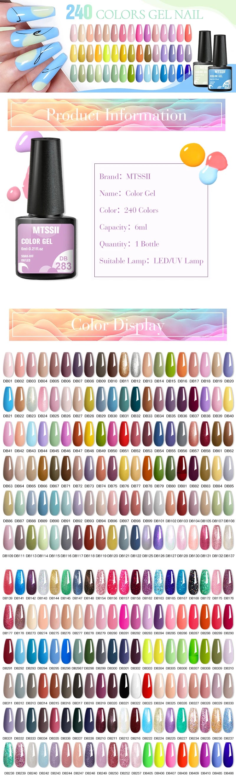27pcs Gel Nail Polish Set Pink Red Glitter Semi Permanent UV Gel Polish Kits All For Manicure Soak Off Vernis DIY Nail Supplies