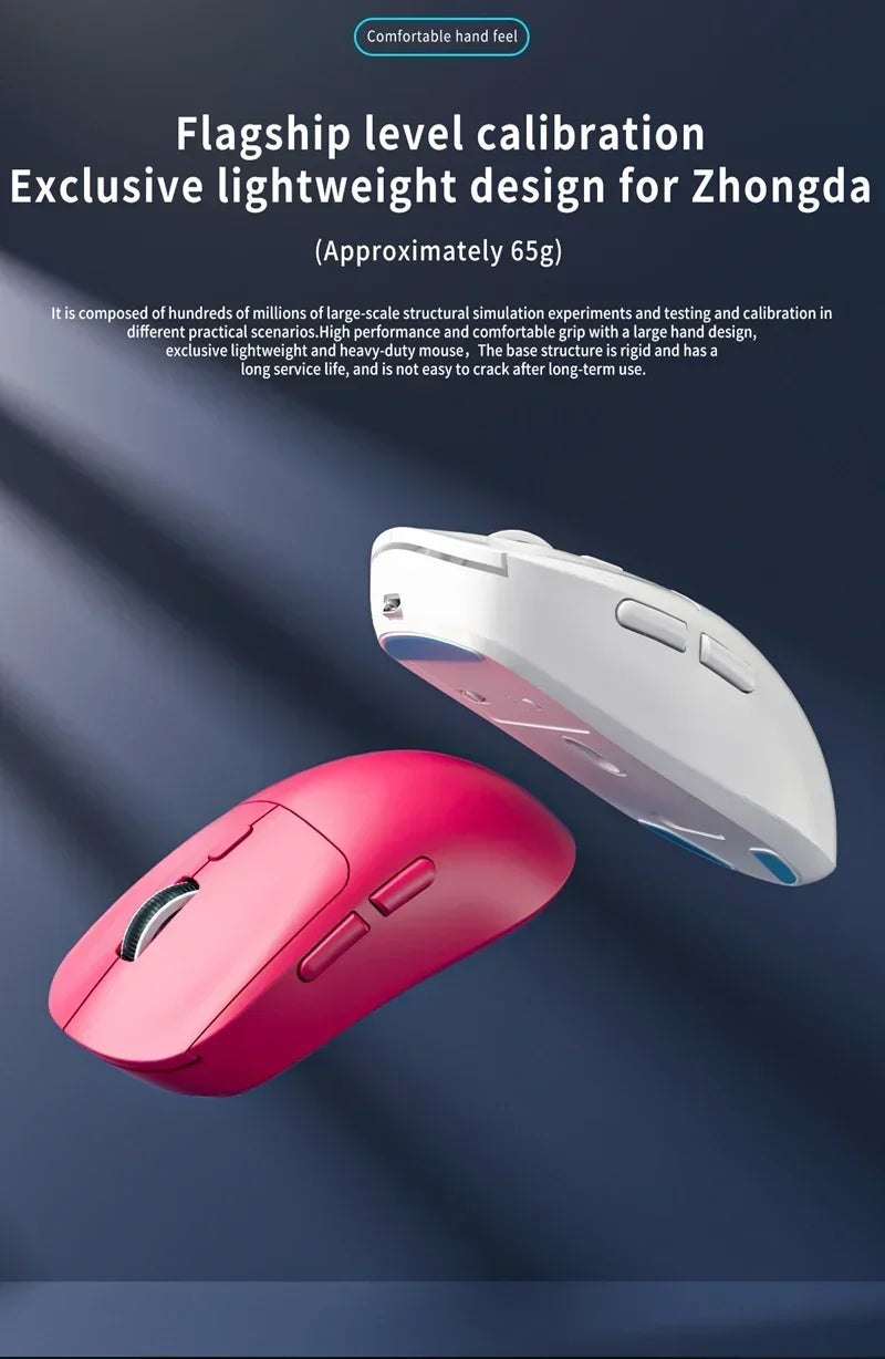 GPW Mouse Bluetooth 2.4G Wireless Three-Mode Rechargeable Ergonomic Office Gaming Portable Mice For iPad PC Laptop Mouse ﻿