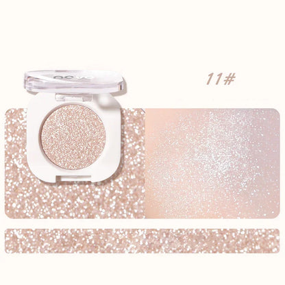Monochrome Glitter Eyeshadow Pearlescent Highlighter Powder Makeup Diamond Eye Shadow Palette Bright Shiny Eye Makeup Cosmetics