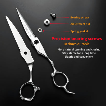 HISADA hairdressing scissors	professional barber scissors 6.0  Inch scissors VG10 material professional barber scissors