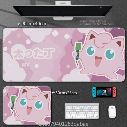 Leather Pokémon Pikachu Keyboard Pad Boy Girl Super Handsome Table Mat Cute Table Mat Computer Accessories PC Game Mouse Pad