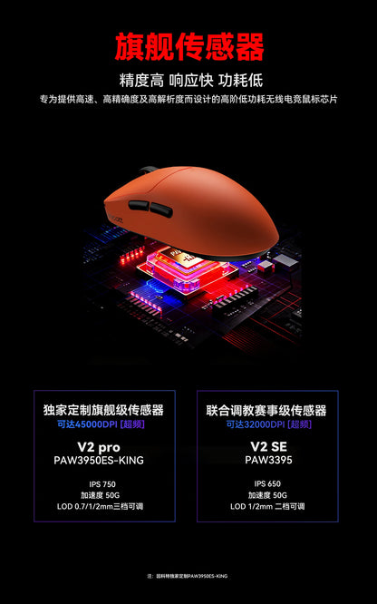 Incott G23 Pro Mouse V2 Se/pro Hot Swap Wireless 8k Mice Ergonomics E-sports Games Mouse Customized Pc Accessories Gifts
