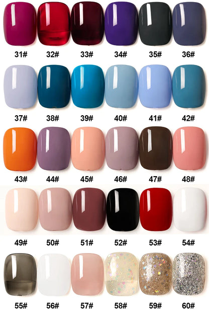 AS 1pc 15ml Bright Yellow Gel Nail Polish Starter Pure Soak Off No Wipe Nail Gel Polish Varnish Suitable For All Seasons