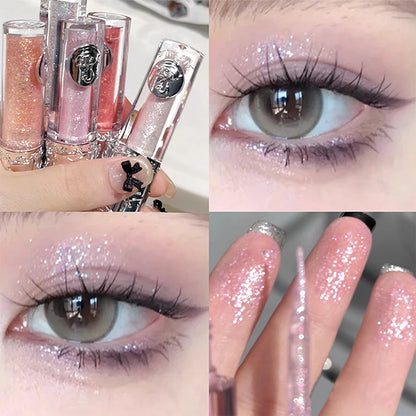 Balletism Liquid Eyeshadow Liquid Fine Shimmer High Light Eyeshadow delicate everything with influencer