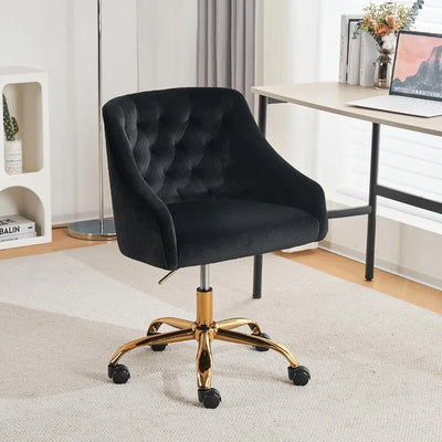 Velvet Swivel Office Chair
