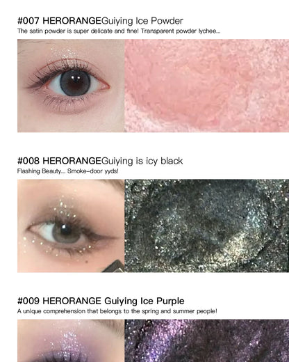 Metallic Glitter Pearlescent Eyeshadow Cream Chameleon Sparkling Mashed Potato EyeShadow Shimmer Brightening Highlighter