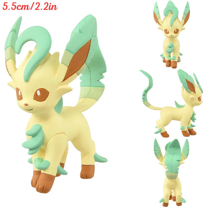 Original TAKARA TOMY Pokemon Figure Toys Mimikyu Maushold Lapras Charizard Umbreon Sylveon Vaporeon Model Dolls Birthday Gifts