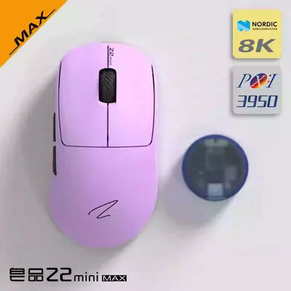 Zaopin Z2 Mini Wireless Mouse 3modes 8k Paw3950  Bluetooth Game Mouse Nordic 52840 Lightweight Customized Gaming Accessory Gifts