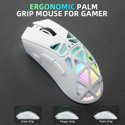 AULA SC620 Gaming Mouse Wired/Bluetooth/2.4G Light Weight Mouse Gamer PAW3311 Adjustable 12,000 DPI Life PC Gaming Accessories