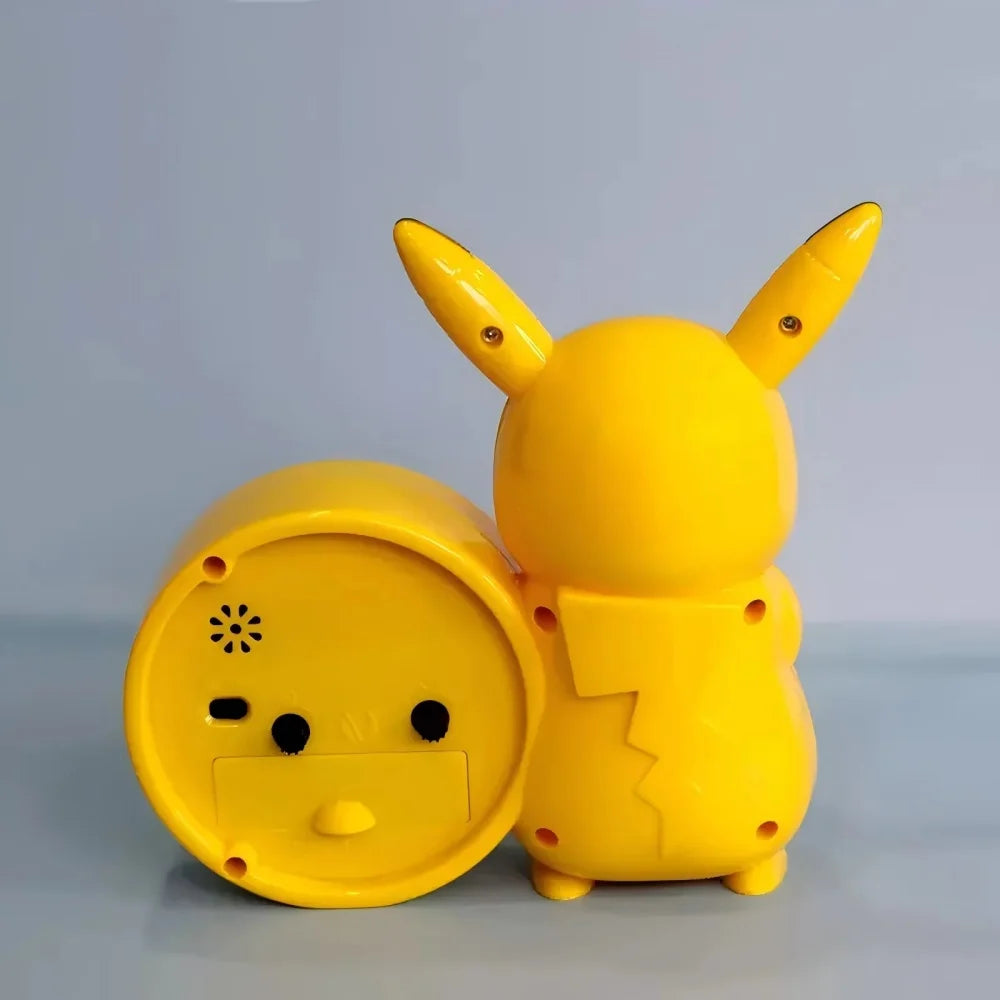 Cute Pokemon Pikachu Anime Alarm Clock Cartoon Bedside Clock with Bedroom Decor for Girls Student Birthday Gifts Toys