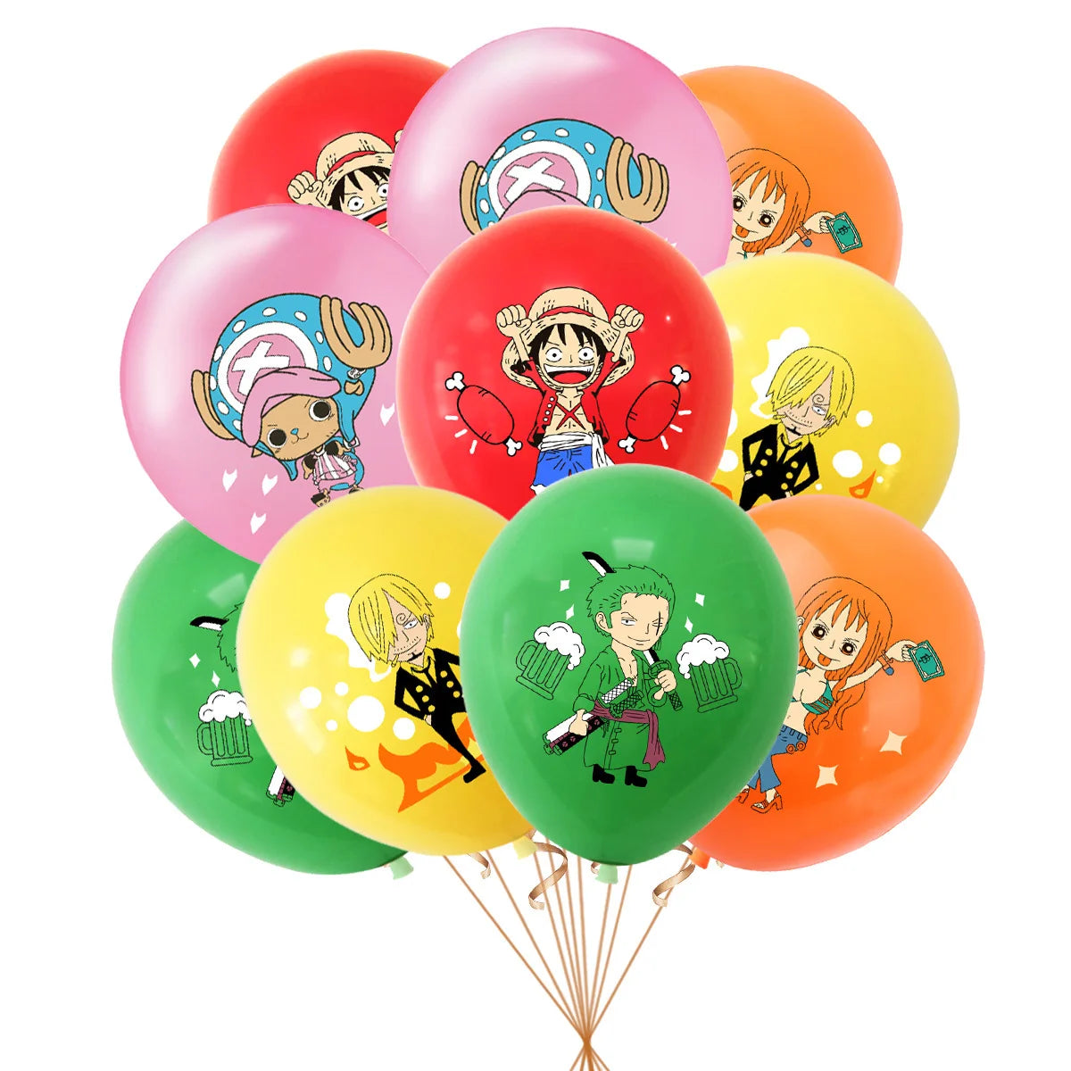 One Piece Birthday Party Decoration Kit – Plates, Cups & Balloons