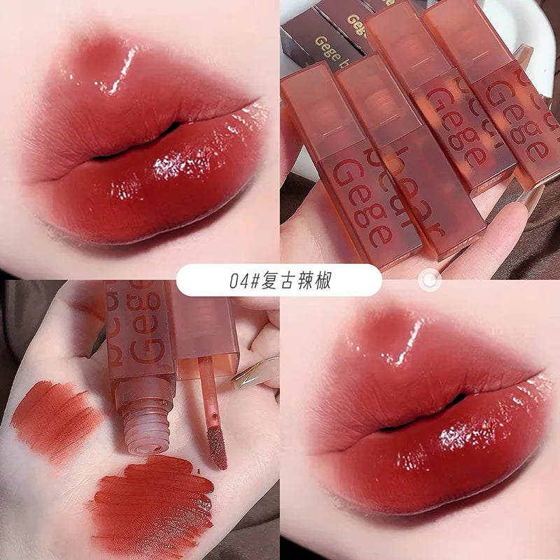 Gege Bear Velvet Lip Glaze.
