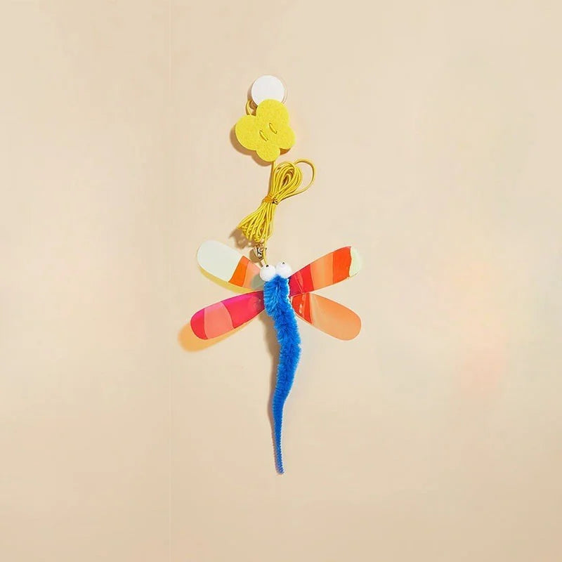 Swinging On The Swing Hanging The Door Cat Teaser Stick Elastic Rope Extendable Cat Toy