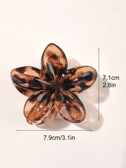 Leopard Flower Hair Clips.