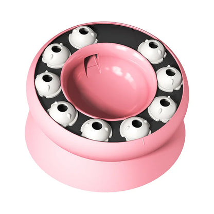 Popular Puzzle Multifunctional Cat Supplies Leaky Slow Food Bowl Cat Self-Hi Interactive Toys Pet Cat Supplies