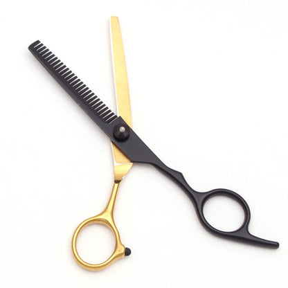 Hairdressing Scissors Japan Stainless Hair Scissors Purple Hair Cutting Scissors Barber Shop Thinning Shears Set Comb C1001