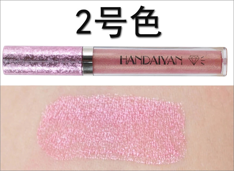 6 Colors Waterproof Nude Pink Glitter Lipstick Makeup Long Lasting Velve Red Sexy Shimmer Lipsticks Cosmetics Beauty