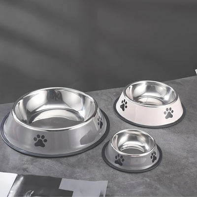 Anti-Slip Stainless Steel Pet Bowl