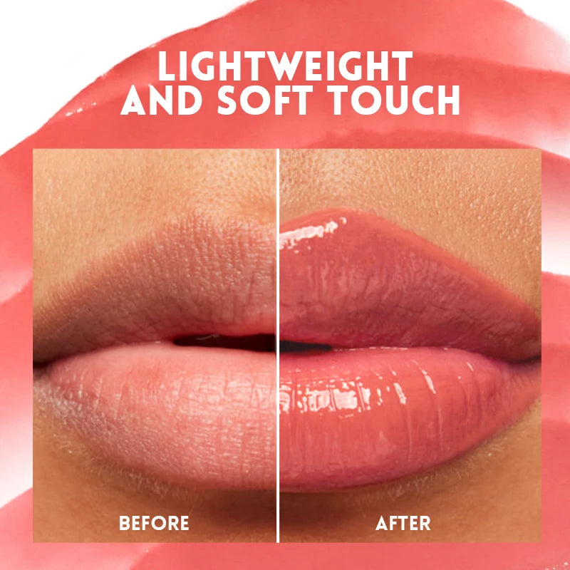 Watery Mirror Gloss Lipstick: Ultra-Hydrating High-Shine Lip Glaze
