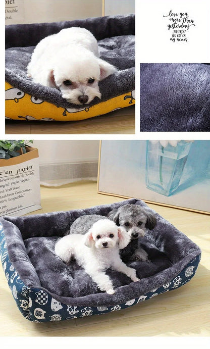 BeiYu Premium Pet Sofa Bed: Ultra-Soft Winter Lounger for Dogs & Cats