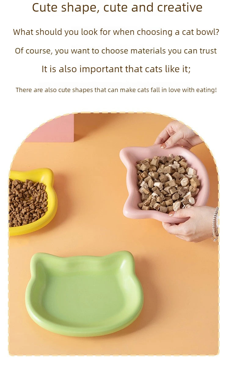 Premium Anti-Black-Nose Cat Food Bowl 🐱🍽️