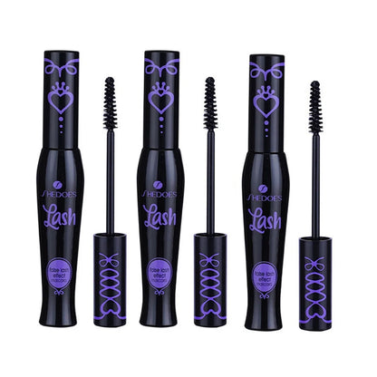 SHEDOES Curling Mascara 3-Pack: Waterproof Lash Lift with Plant Squalane