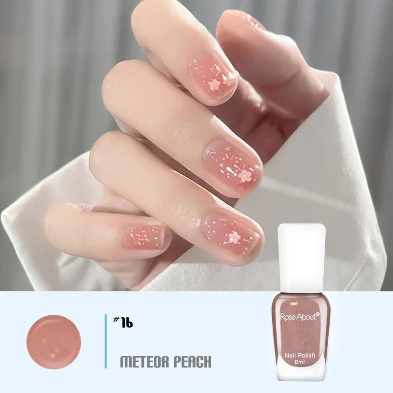 40 Colors Water-Based Nail Polish