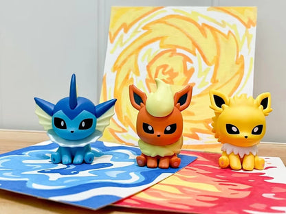 New in Stock Genuine Funism Pokémon Eevee Little Adventure Mini Figure Ornament  Animation Peripheral Gift