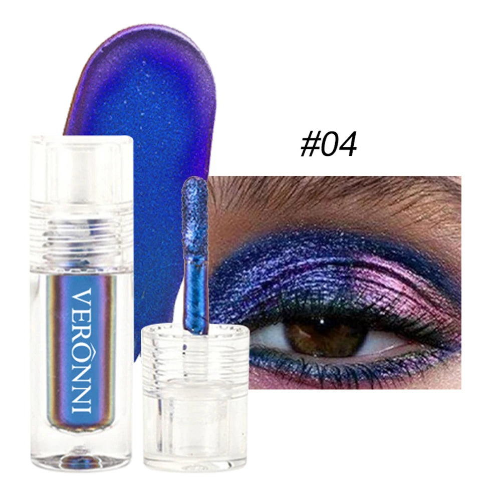 Chameleon Liquid Eyeshadow Long Lasting Multichrome Duochrome Eyeshadow Pigments Aurora Eyeshadow Glitter Makeup Party Cosmetic