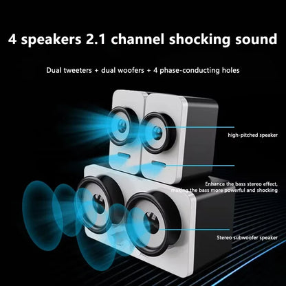 Computer Speakers with Subwoofer & 3D Surround Sound