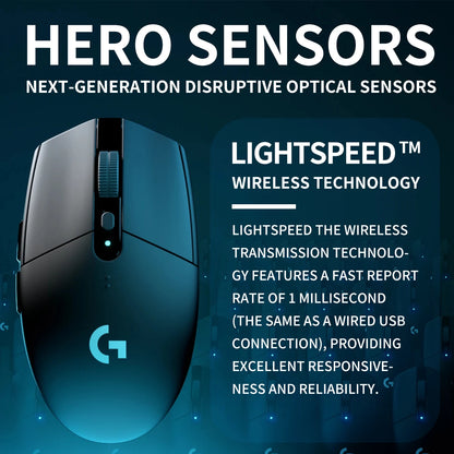 Logitech G304 /G305 FPS Gaming Mouse 1ms Low Latency Wireless LIGHTSPEED Technology