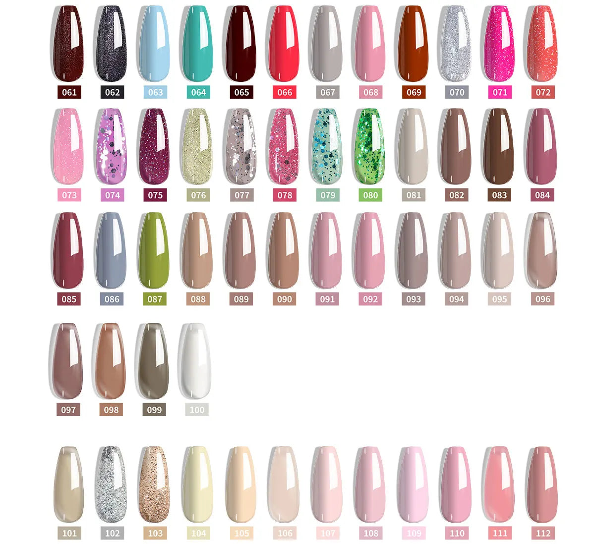 Limegirl Gel Nail Kit with Nail Lamp, 8ml Morandi Set, Base/Top/Matte, 30 Days Wear, UV/LED for Home & Salon