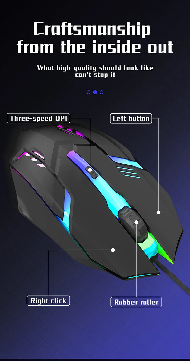 ErgoGlow Gaming Mouse