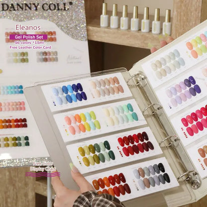 Dannycoll 260 Colors Soak Off UV LED Nail Gel Set With Color Card Nail Art Salon Gel Polish Set Nail Gel Polish Learner Kit 15ML